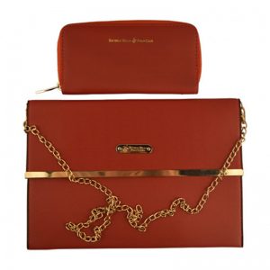 Beverly Hills Polo Club Tas Wanita 2 Set - Kayla 1 - Red [LATHNK817R]