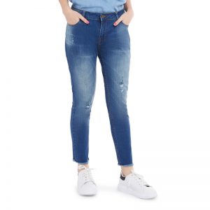 Beverly Hills Polo Club Ladies Jeans/Celana Jeans Wanita - Lanela - Blue [LBDFLL908B]