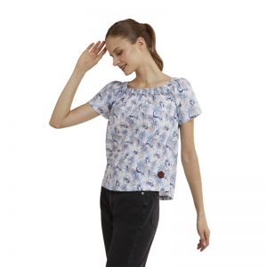 Beverly Hills Polo Club Off Shoulder Blouse / Blus Wanita - Honey - [LTBFSD903B]