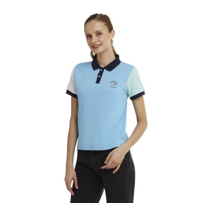 Beverly Hills Polo Club Ladies Polo Shirt / Kaos Polo Wanita - Dalia - Blue [LTPFSD906B]