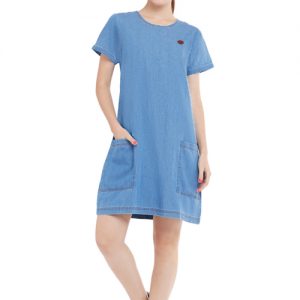 Beverly Hills Polo Club Blouse Ladies Dress Atasan Wanita - Erina - Blue [LTSFSE905B]