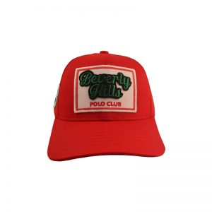 Beverly Hills Polo Club Topi Pria - Leonel - Red [MAHCNL903R]