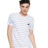 Beverly Hills Polo Club Tee Men S/S Stripe TShirt Pria - White [MTTFSC902W]