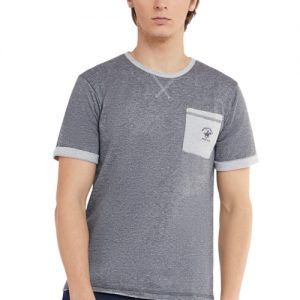 Beverly Hills Polo Club Men Tee Shirt/Kaos Pria - Devon - Grey [MTTFSD906A]